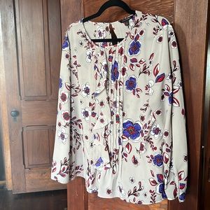 Large, multicolored Banana Republic blouse, no tags, never worn